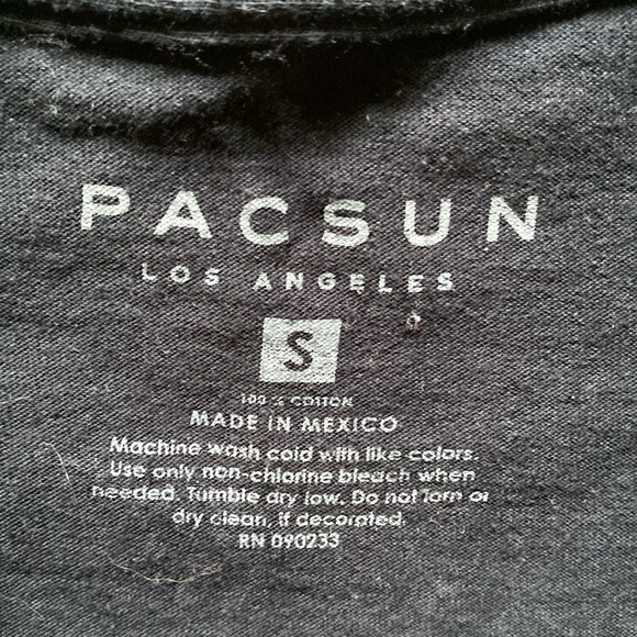 Pacsun Black Palm Reader T-Shirt - Picture 5 of 5